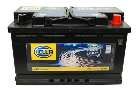 بطارية 80 امبير نوع HELLA الصنع ايطالي