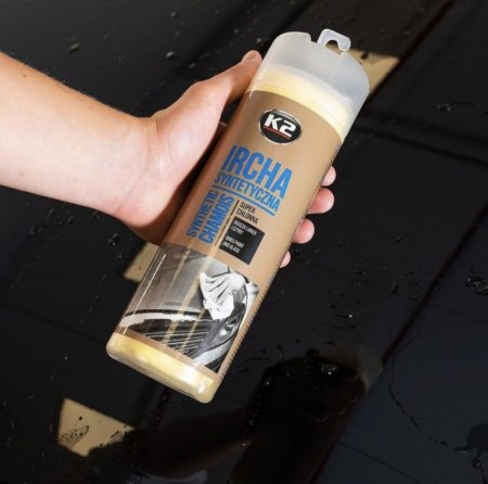 قطعة الشامواه الصناعي لتنشيف السيارات